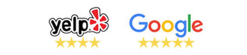 Yelp and Google Badges